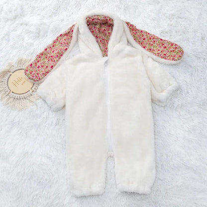 Winter Baby Girls Boy Rabbit Romper - Givenchyco