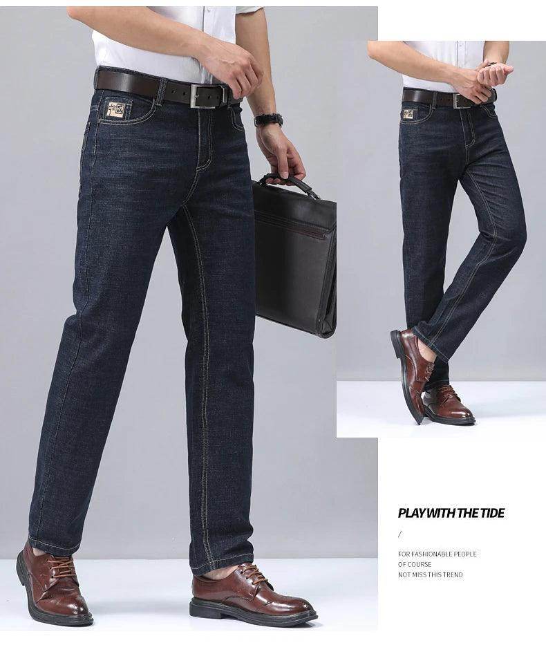 Men's Jeans Elastic Business Straight - Givenco