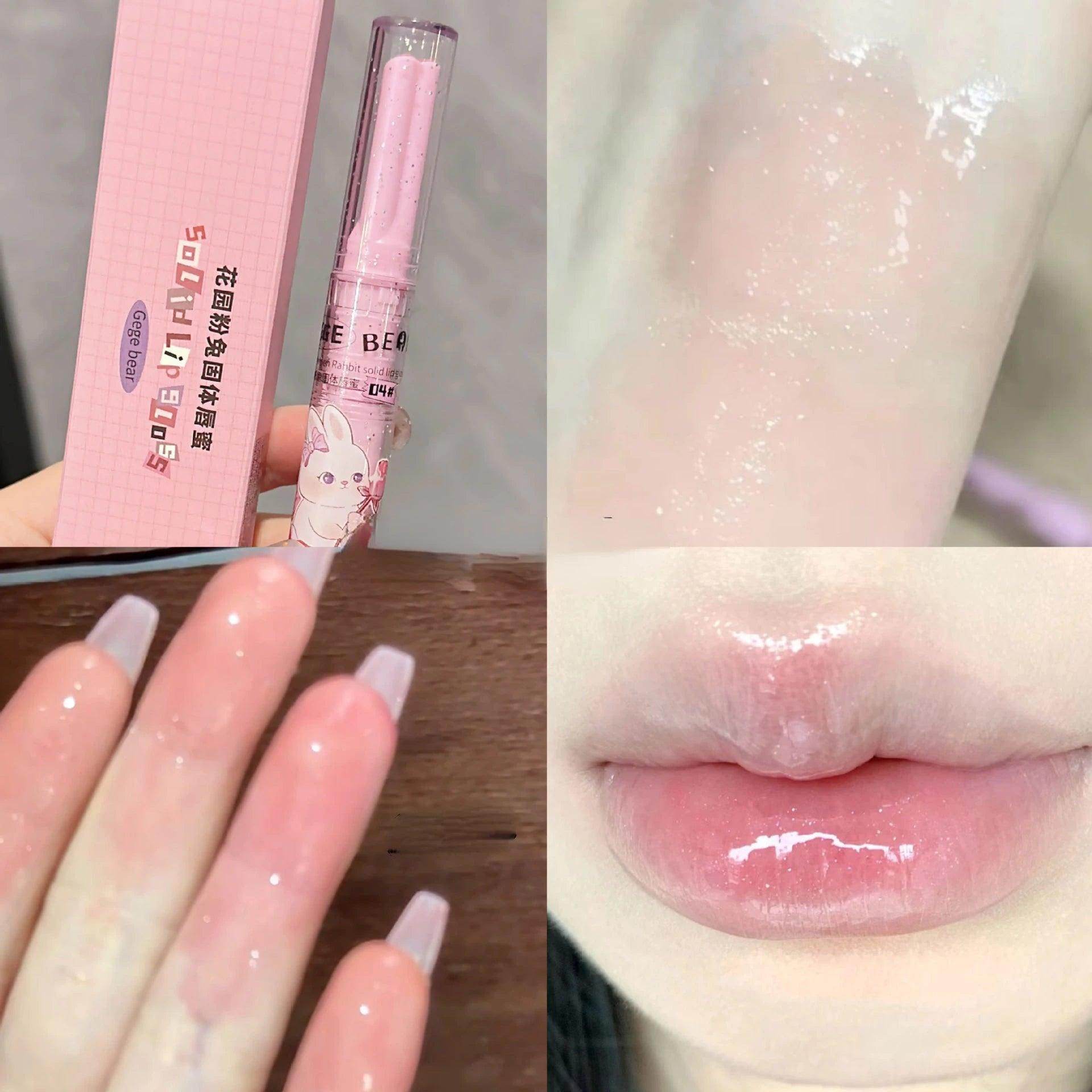 Garden Pink Rabbit Solid Lip Gloss - Givenco