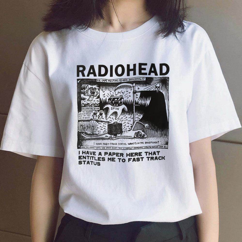 Radiohead clothes t shirt male - Givenco