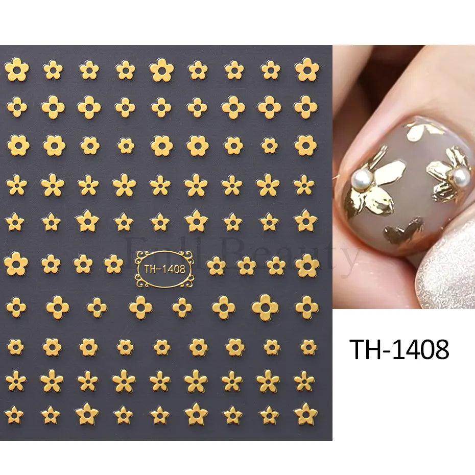 Golden Stripe Lines Sticker - Givenco