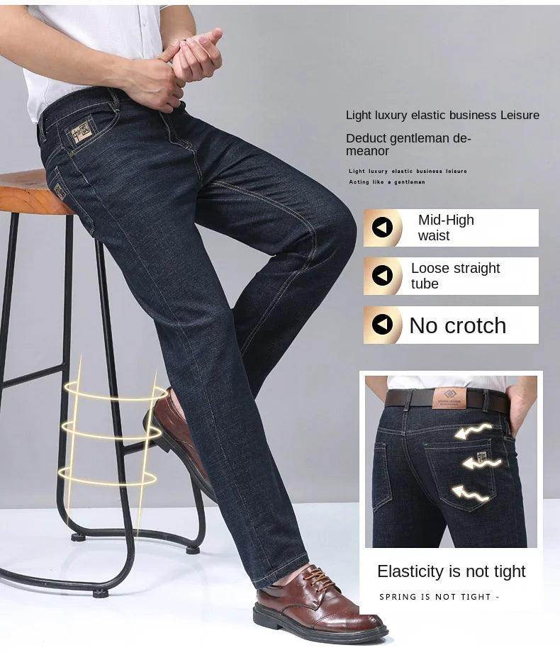 Men's Jeans Elastic Business Straight - Givenco