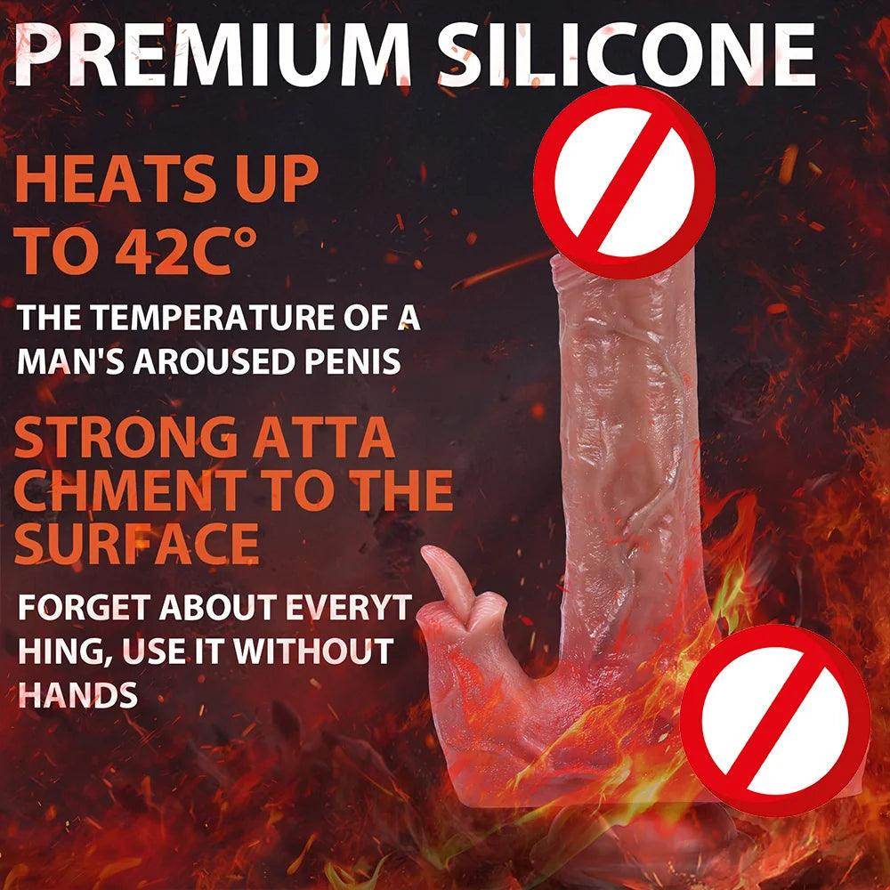 Tongue Licking Remote Control Vibrator - Givenco