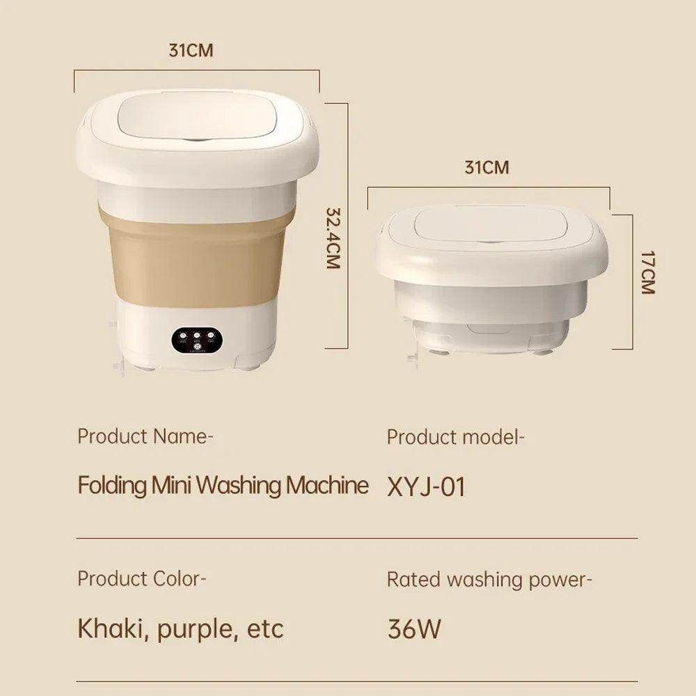 Folding Portable Washing Machine - Givenco