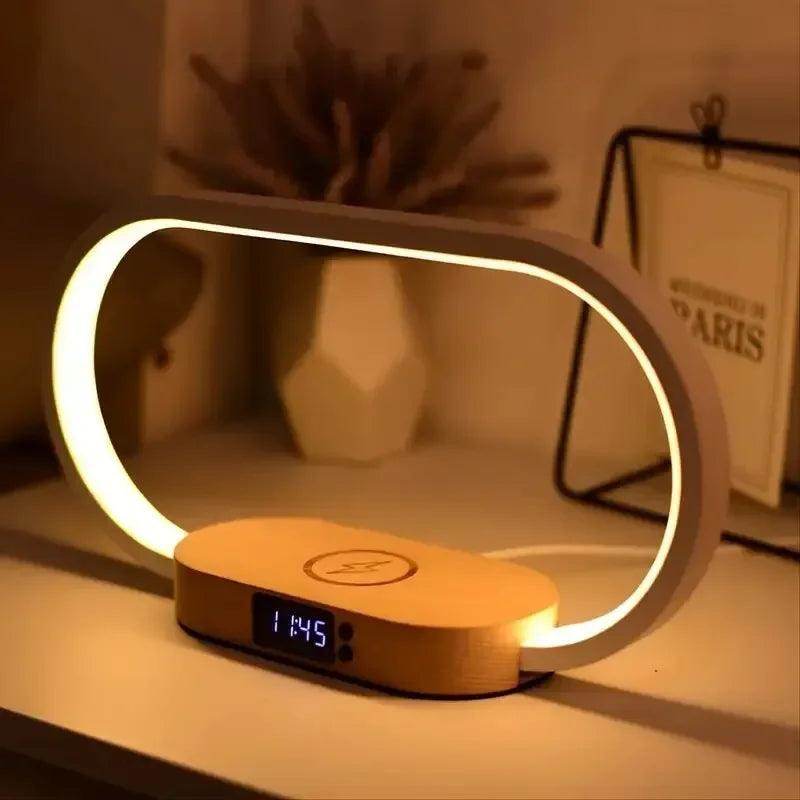 Wireless Charger Multifunction Pad Stand Clock LED . - Givenco