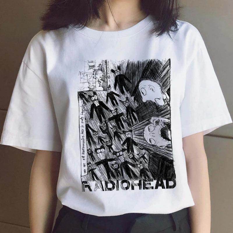 Radiohead clothes t shirt male - Givenco