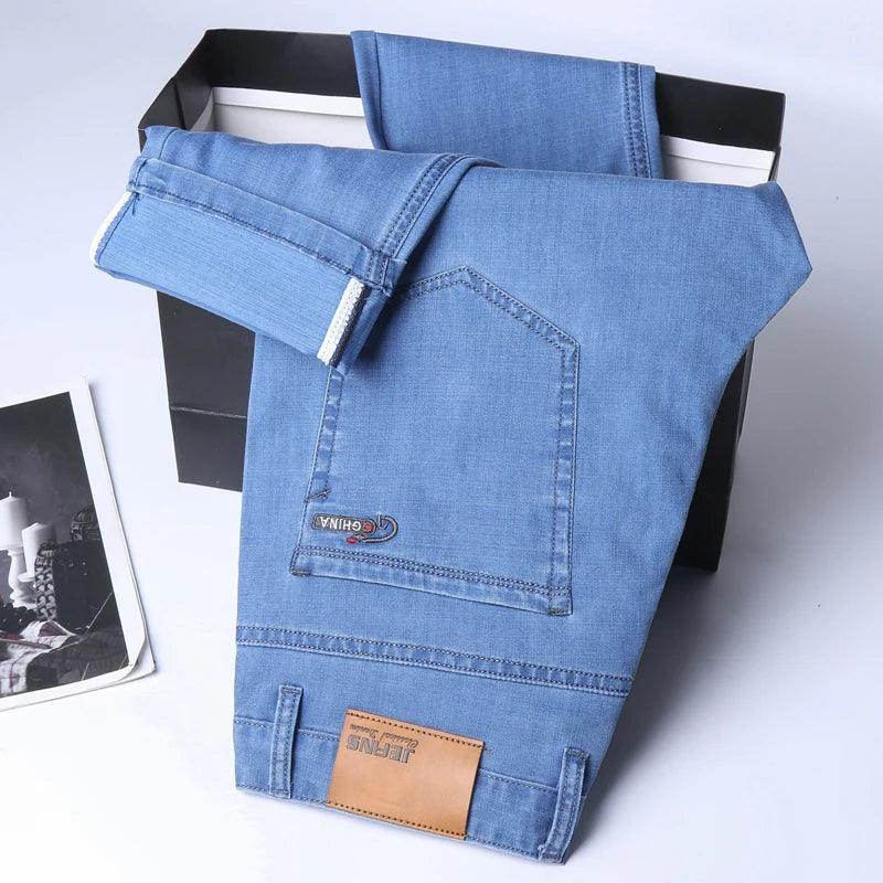 Ice Silk Thin Denim Jeans Spring Summer - Givenco