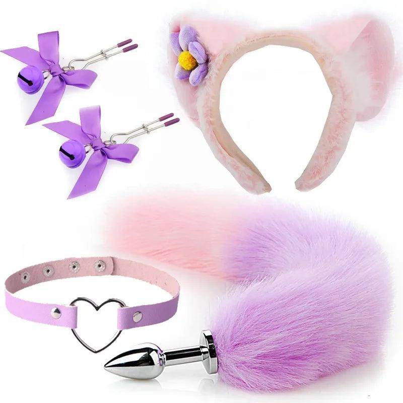 Sexy Cosplay Women Butt Fox Tail Cat Plug - Givenco