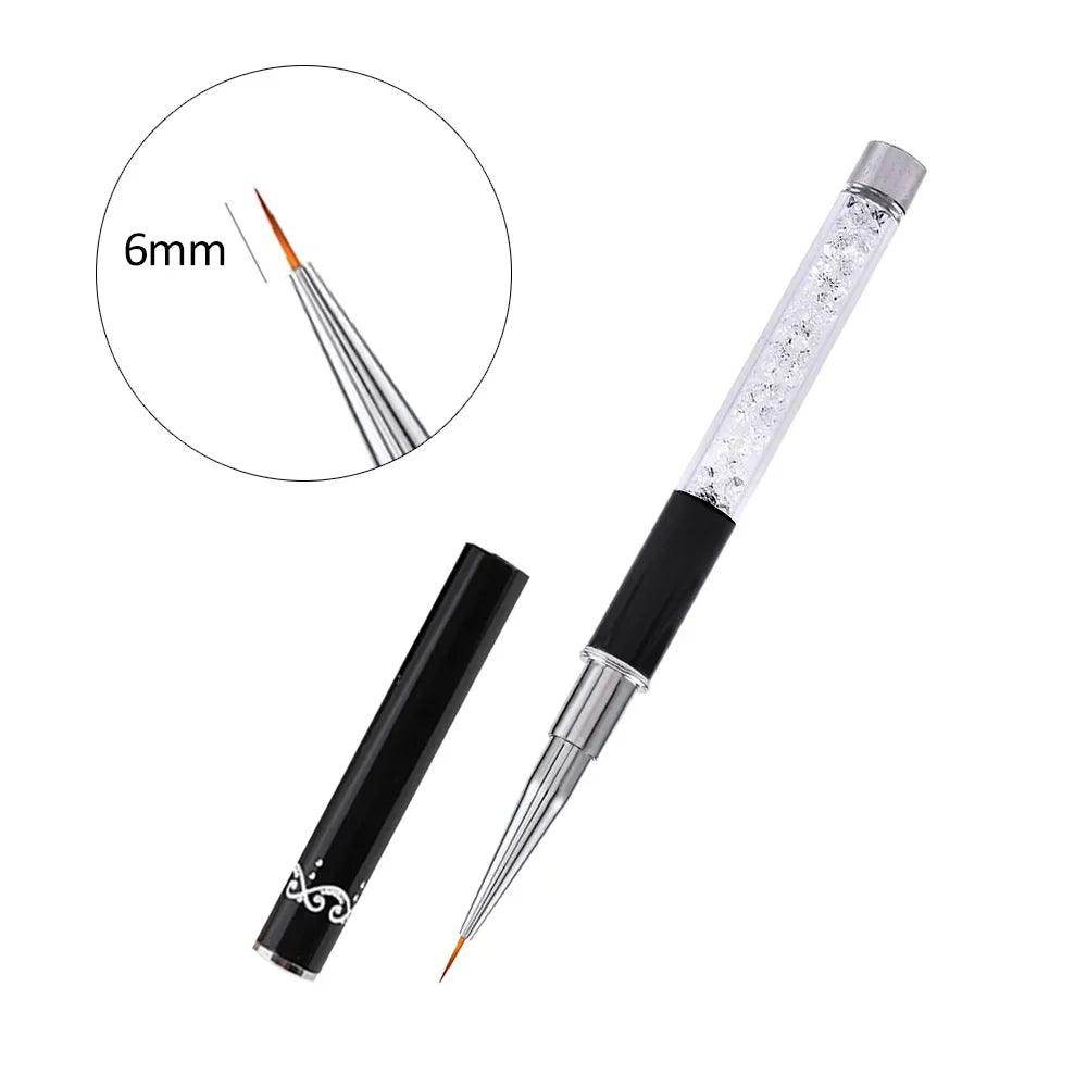 Nail Art Design Brush Set Crystal - Givenco