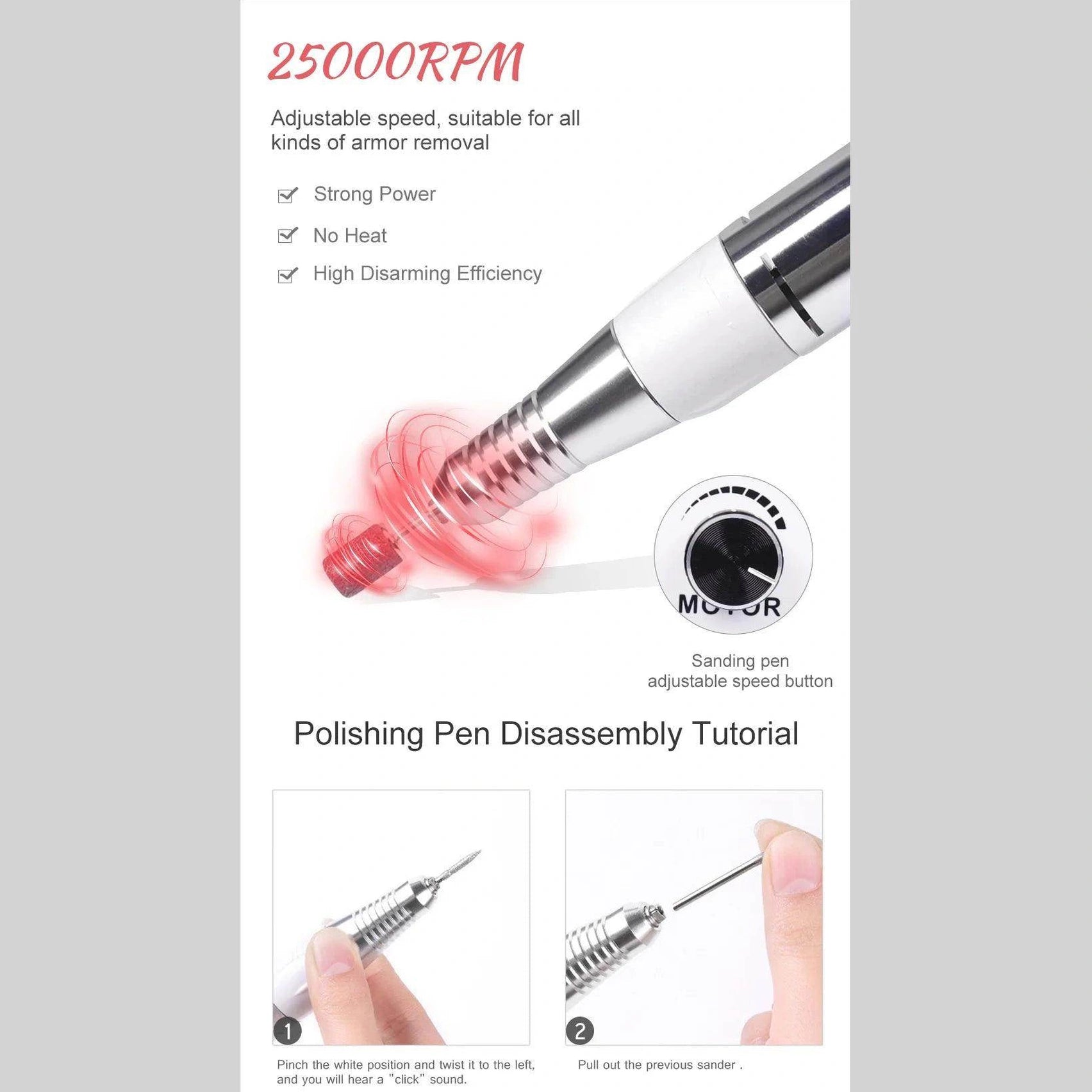 Professional Manicure Machine Powerful - Givenco