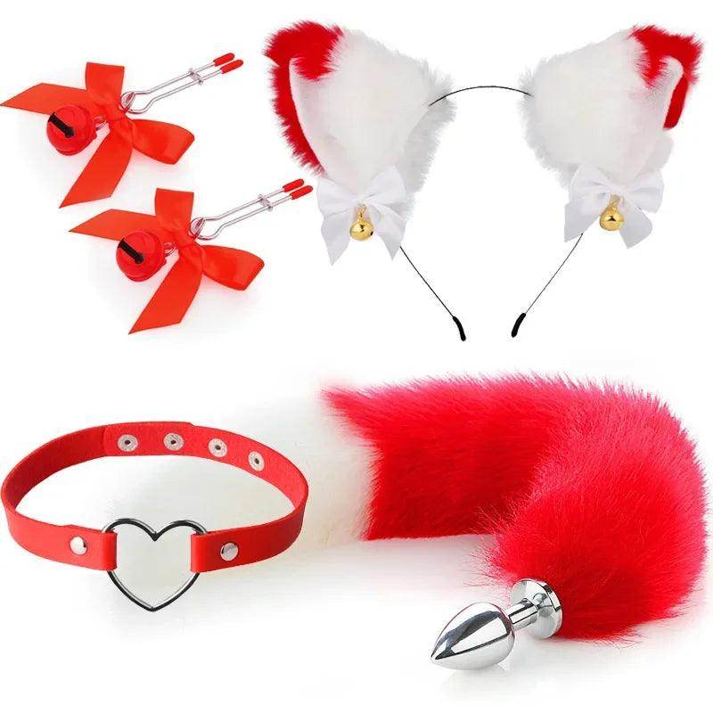 Sexy Cosplay Women Butt Fox Tail Cat Plug - Givenco