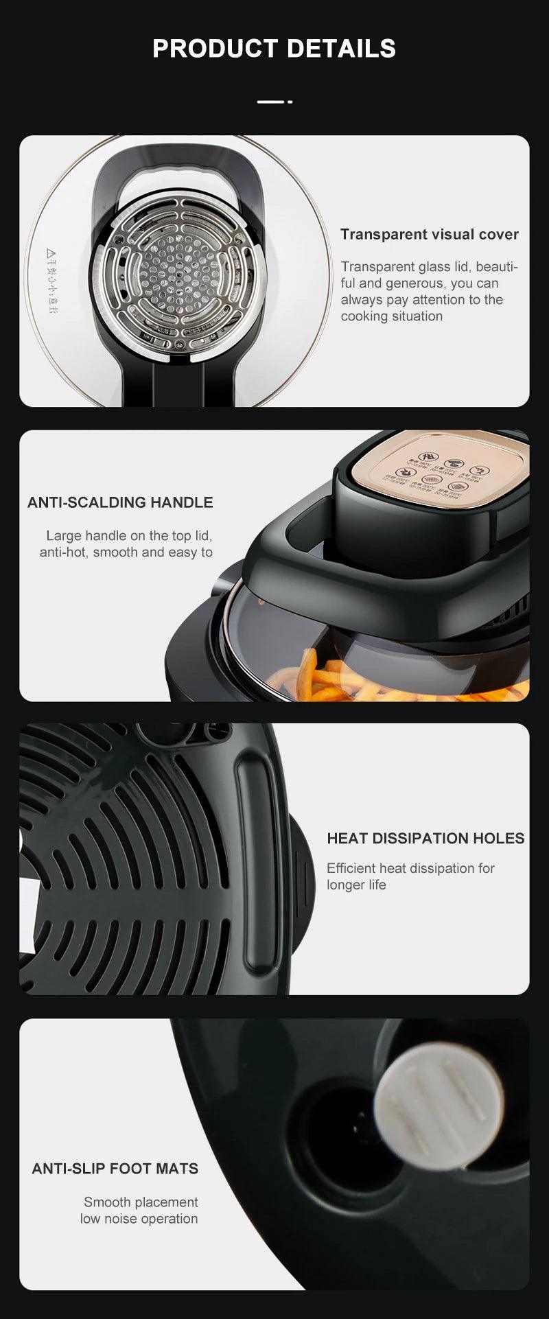 Multifunctional Home Air Fryer - Givenchyco