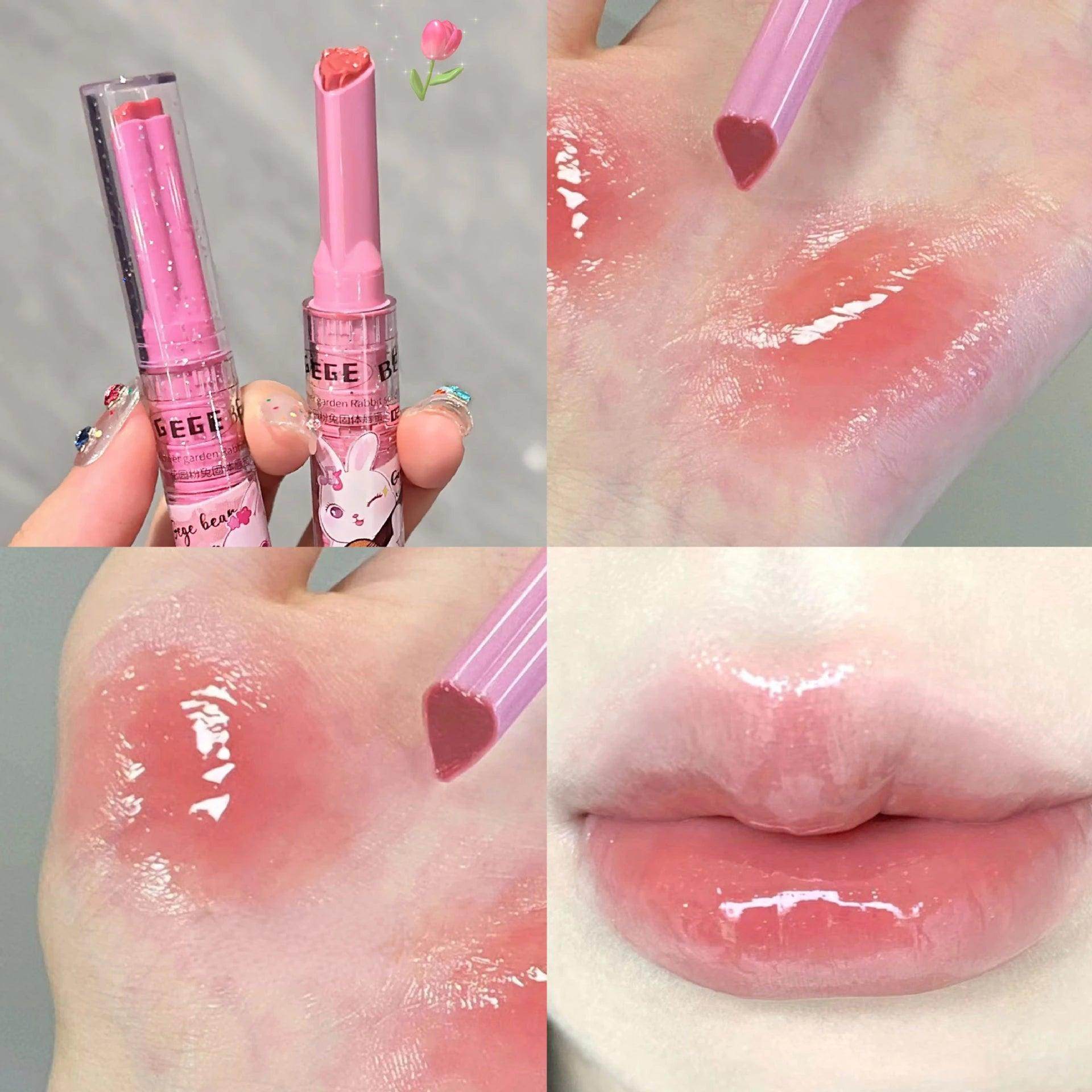 Garden Pink Rabbit Solid Lip Gloss - Givenco