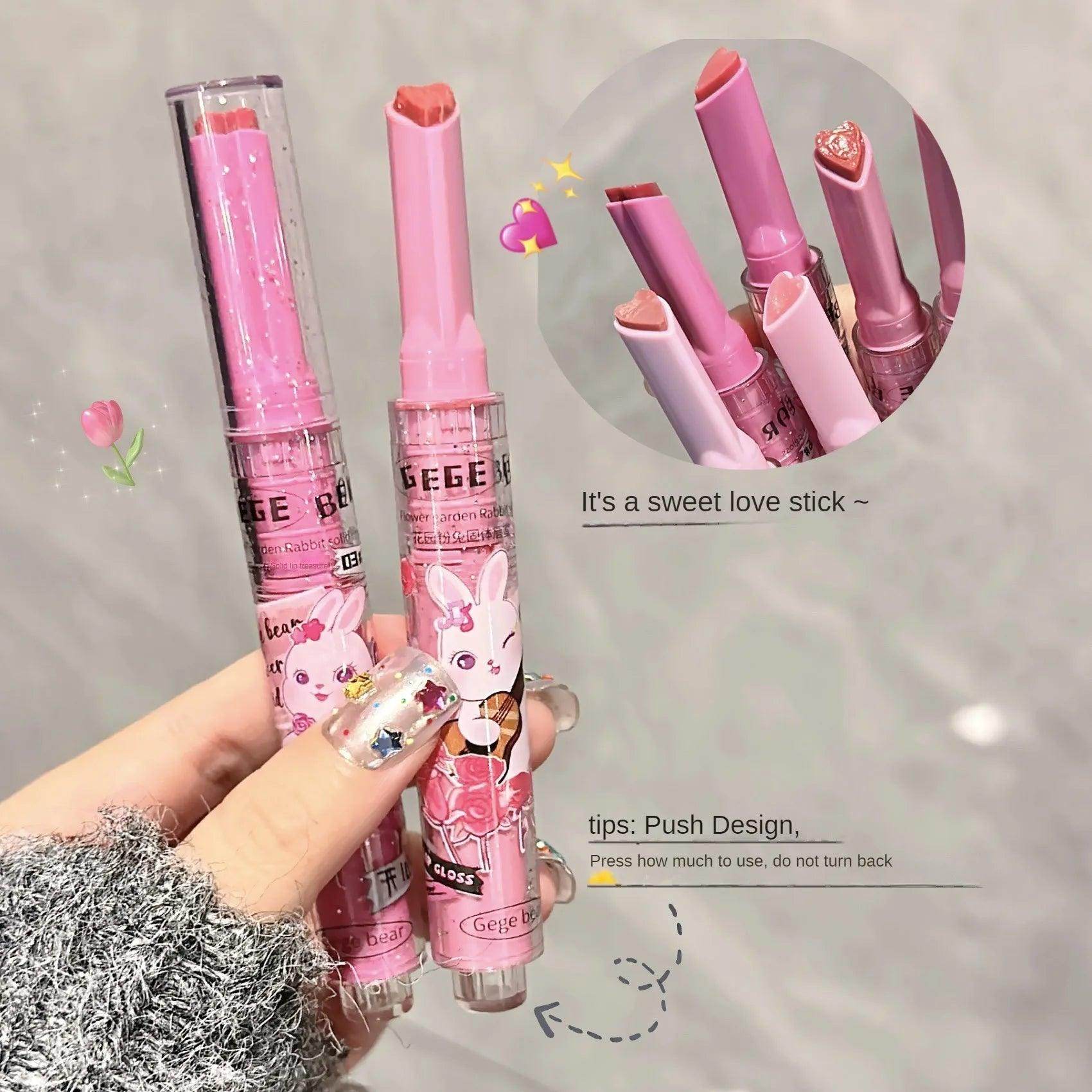 Garden Pink Rabbit Solid Lip Gloss - Givenco