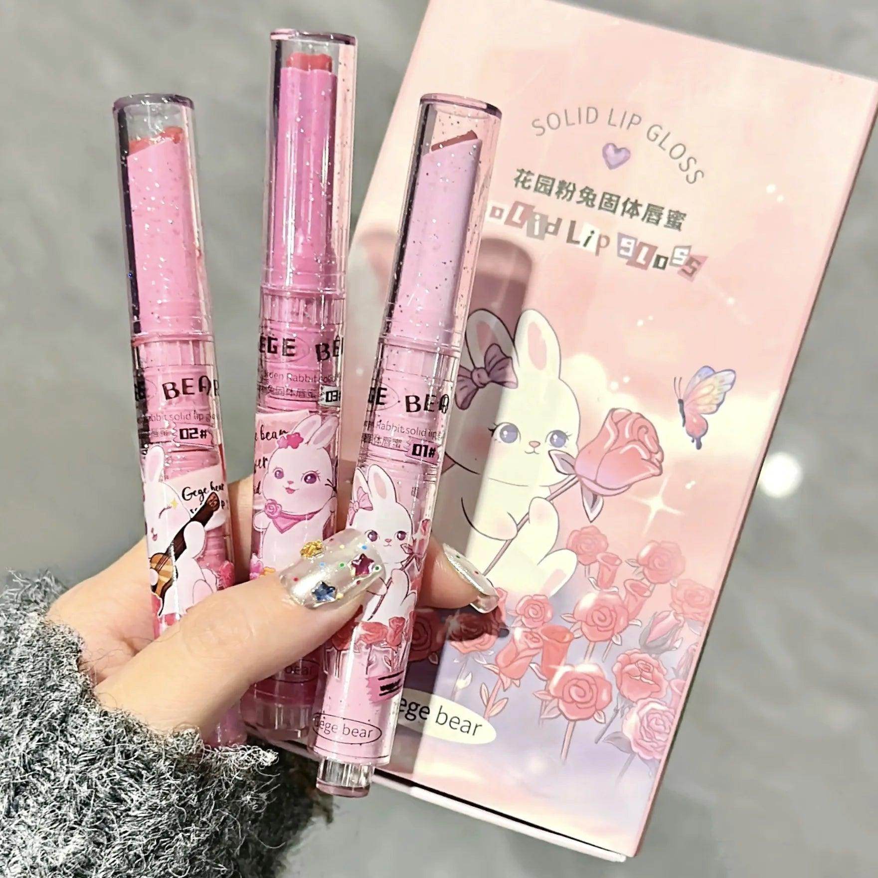 Garden Pink Rabbit Solid Lip Gloss - Givenco