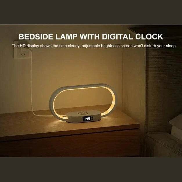 Wireless Charger Multifunction Pad Stand Clock LED . - Givenco
