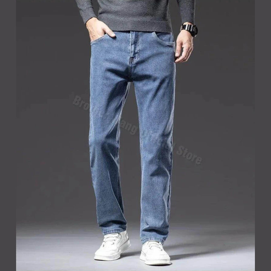 Men's Traight Loose Jeans Cotton - Givenco