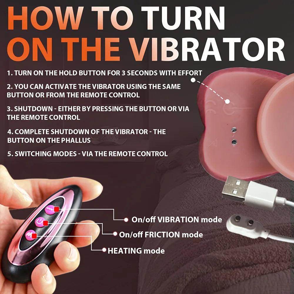 Tongue Licking Remote Control Vibrator - Givenco