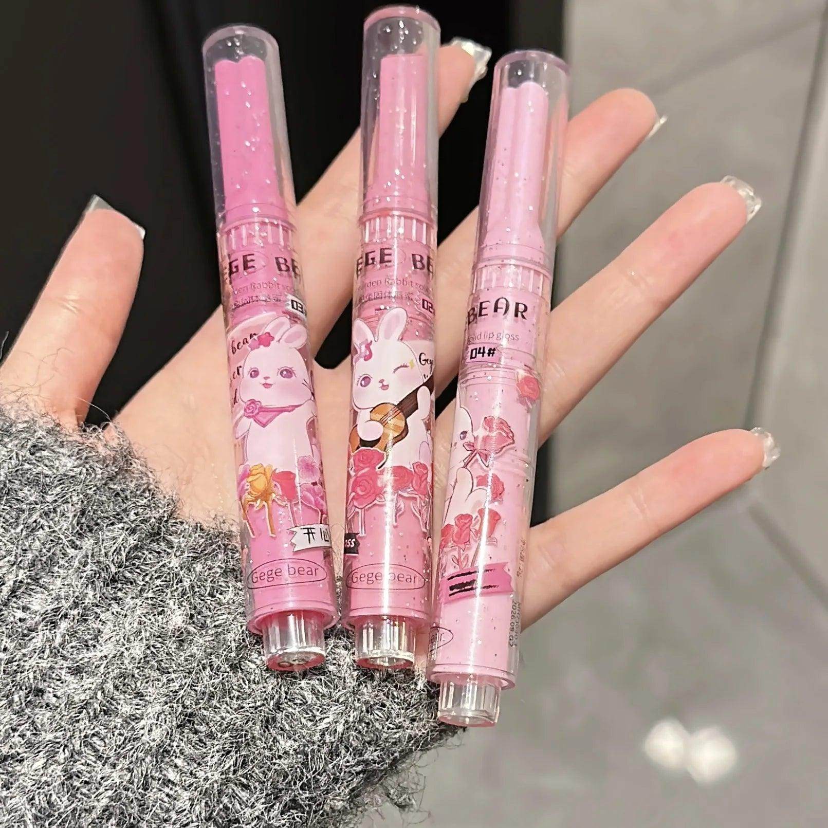 Garden Pink Rabbit Solid Lip Gloss - Givenco