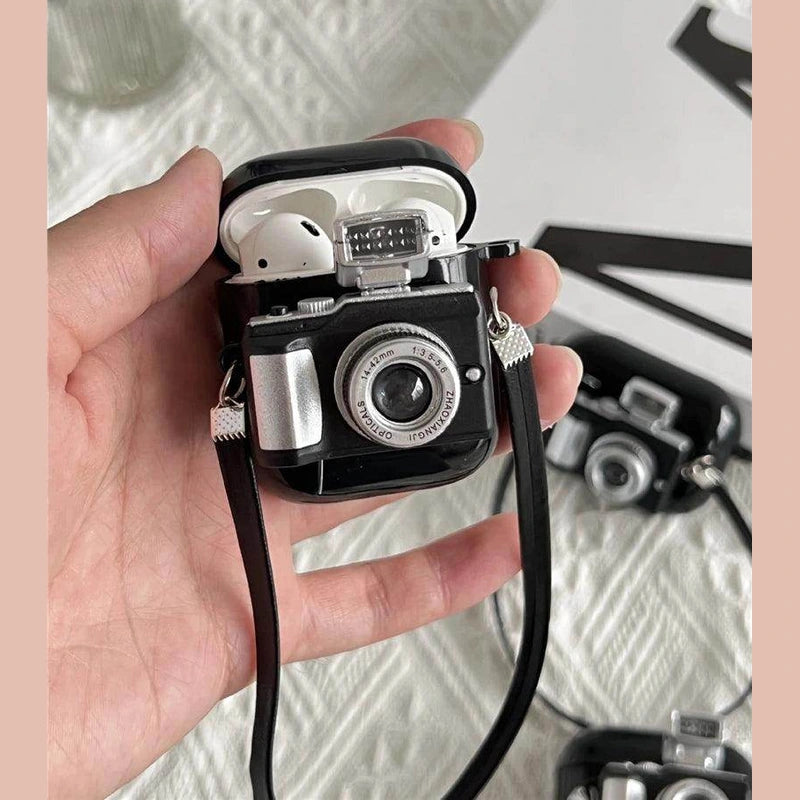 Camera Earphone Case with Strap - Givenco