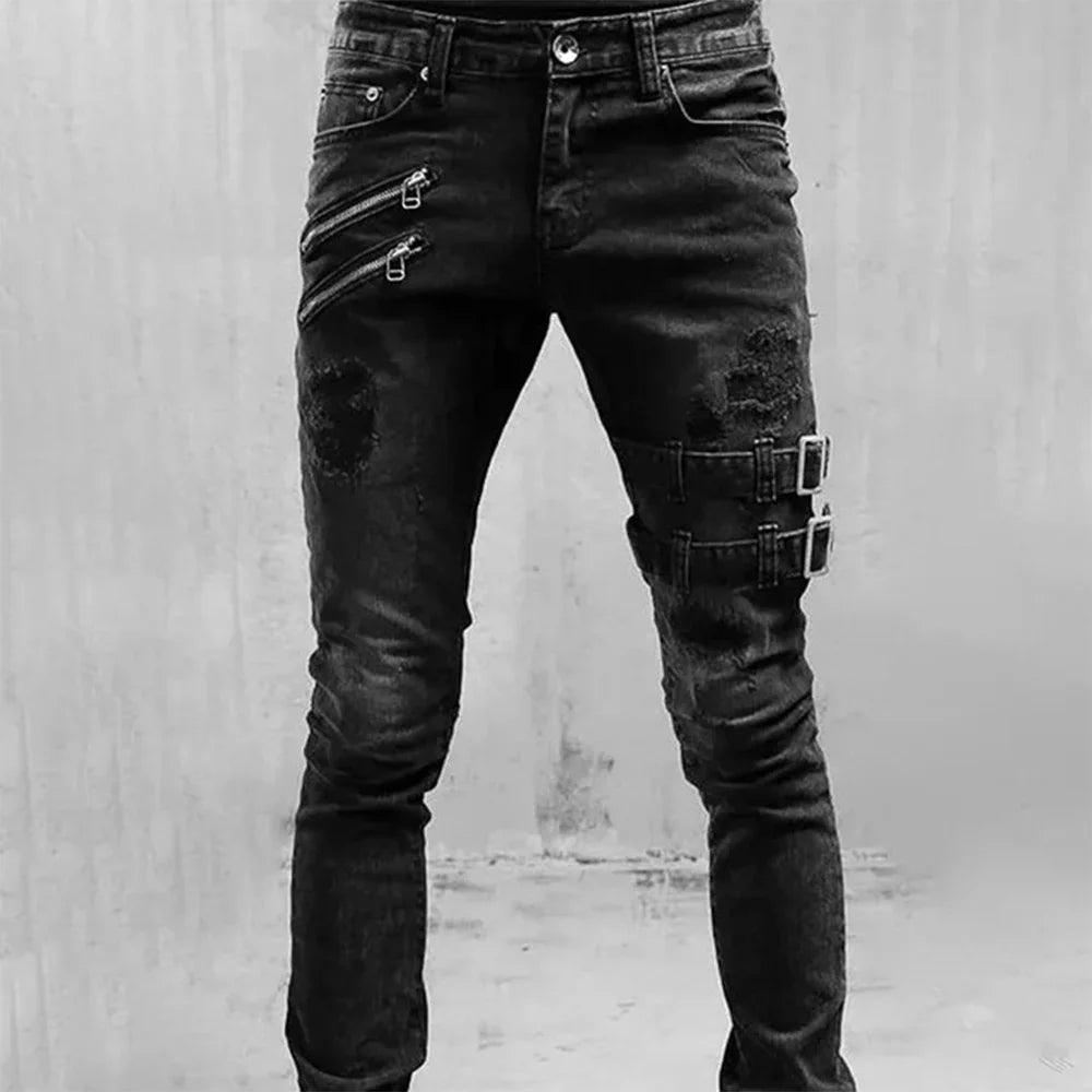 Men New Slim Jeans Male Pants - Givenchyco