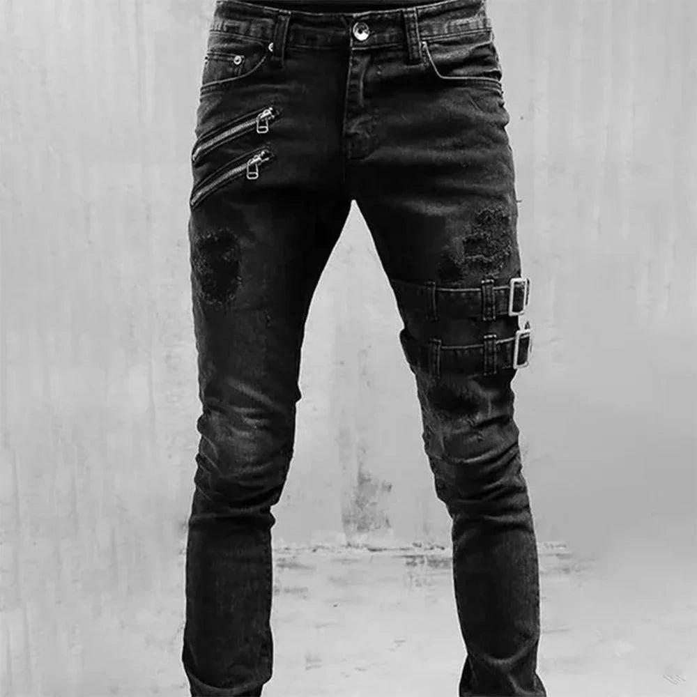 Men New Slim Jeans Male Pants - Givenco
