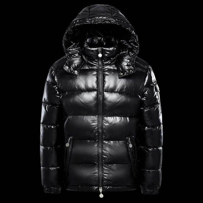 Winter Mens Shiny Down Parkas Coats - Givenco