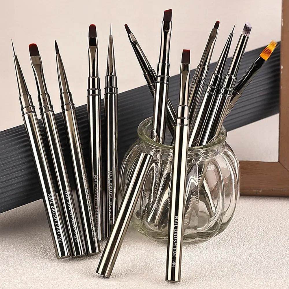 Nail Art Design Brush Set Crystal - Givenco