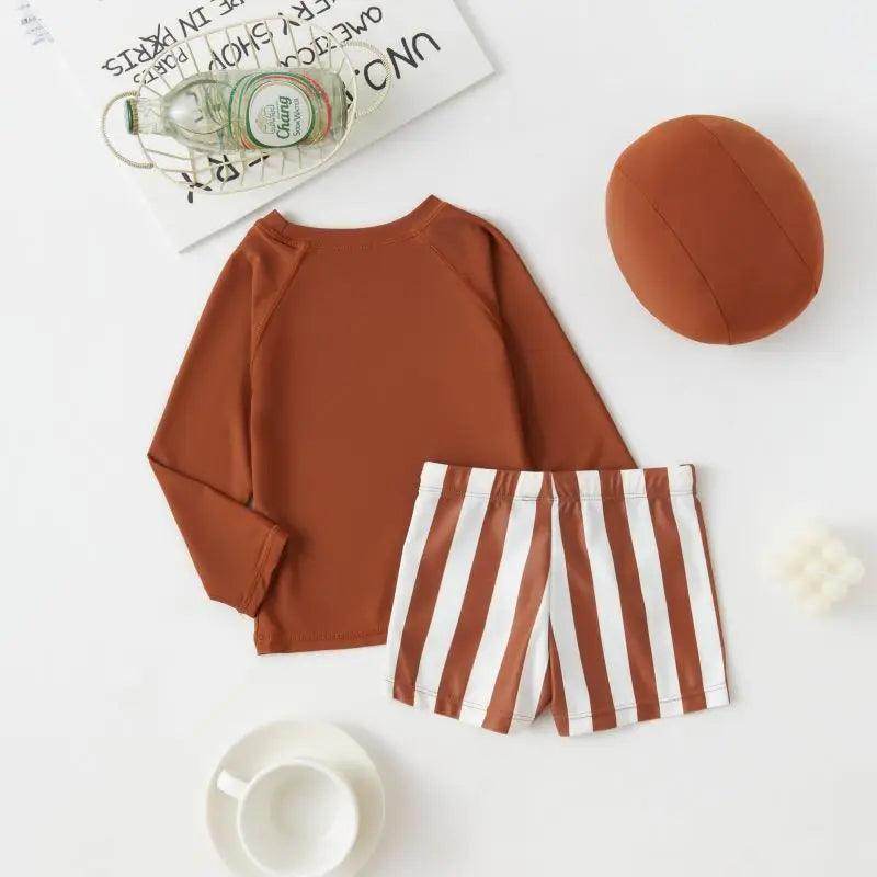 Boys' long-sleeved split swimsuit - Givenco