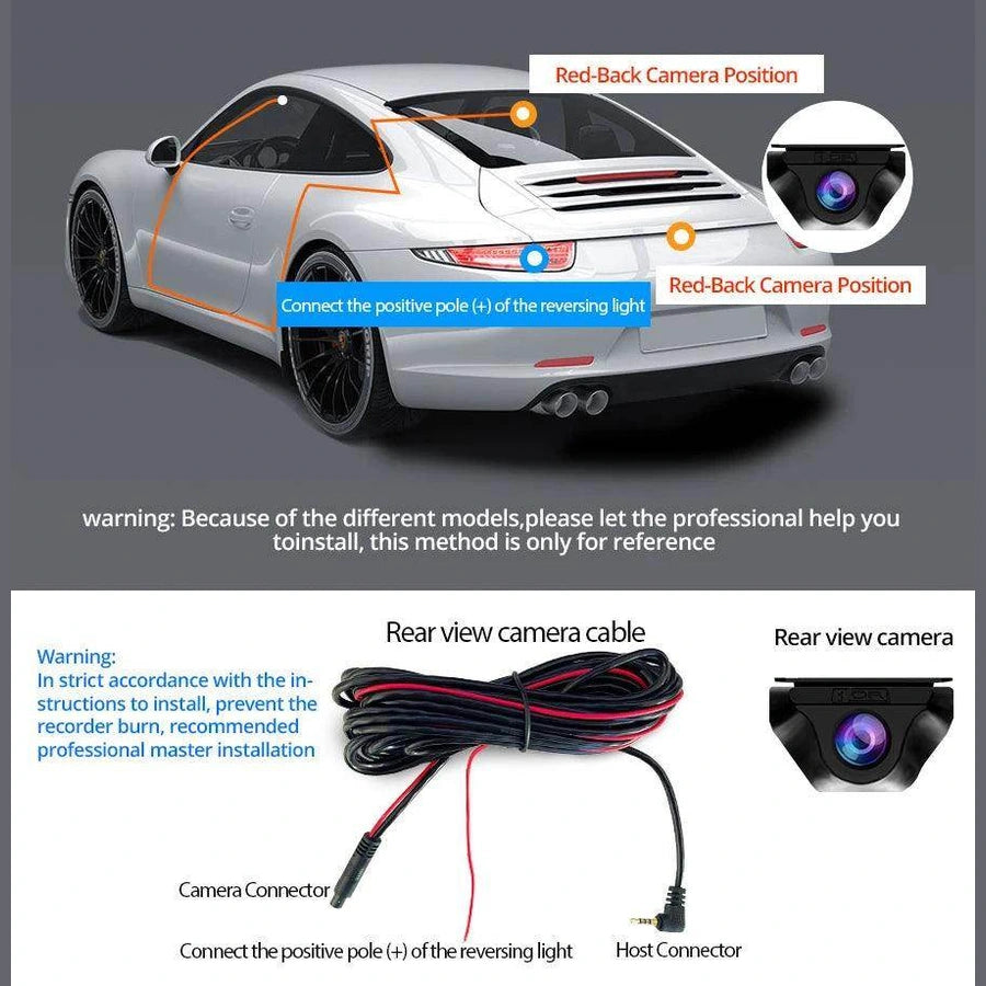 Ultra HD Driving Recorder Dual Lens 24h Parking Monitor - Givenco