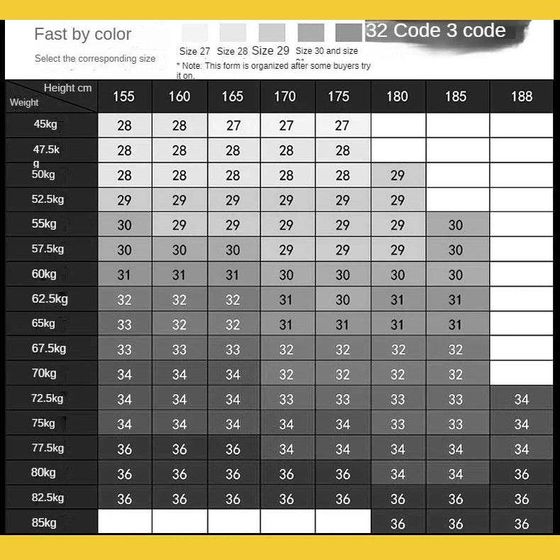 Grey Denim Jeans Men's Slim Elastic Pants - Givenco