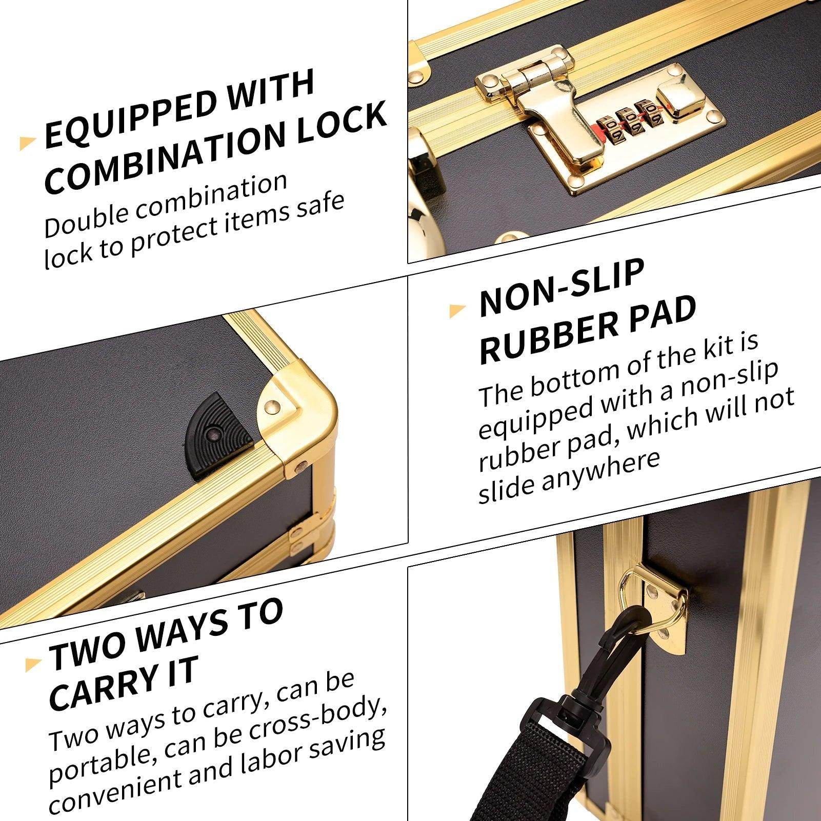 Portable Hair Stylist Travel Metal Case - Givenco