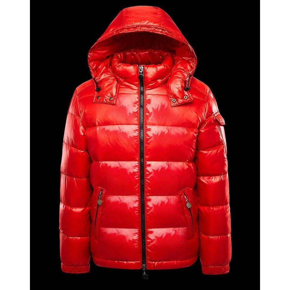 Winter Mens Shiny Down Parkas Coats - Givenco