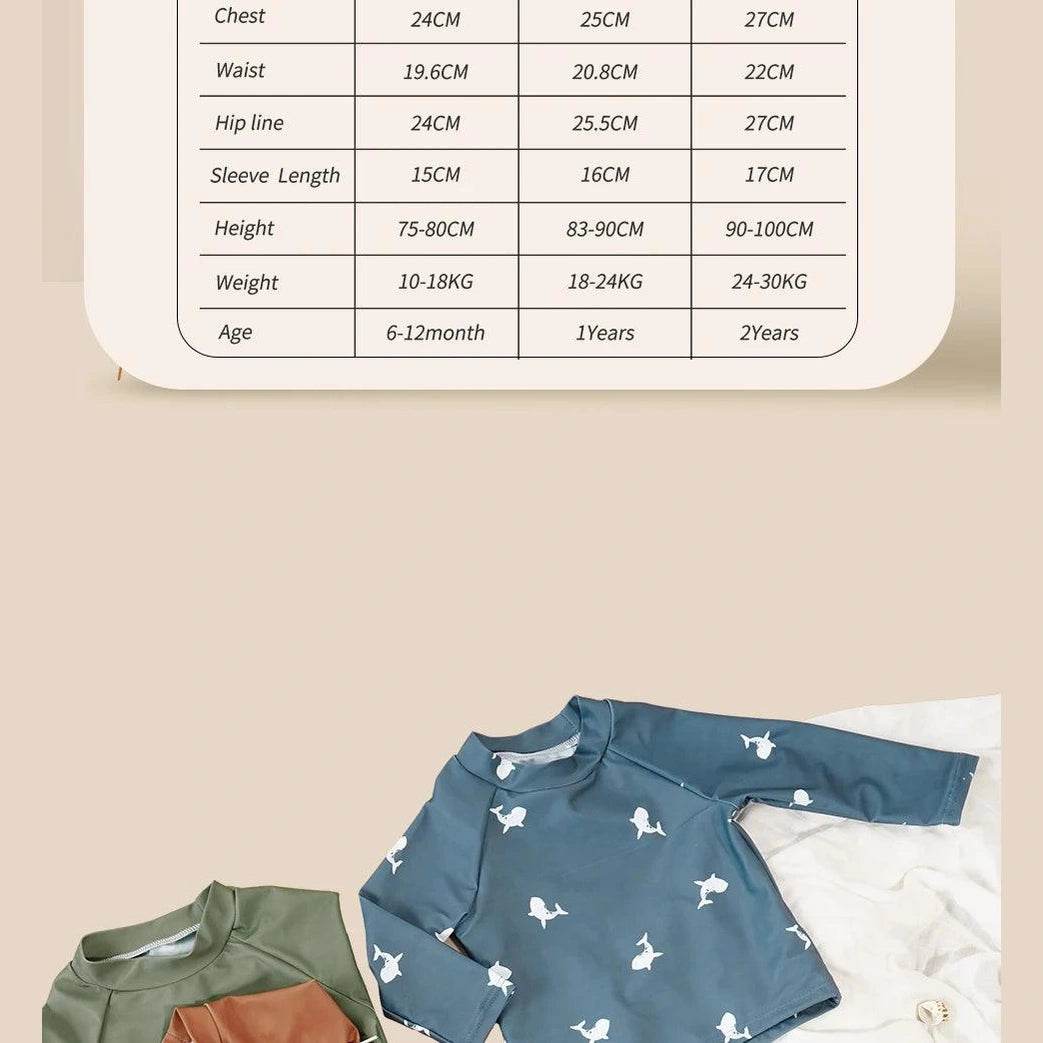 Swimsuits Cool Print Summer Baby Swimwear Beach - Givenco