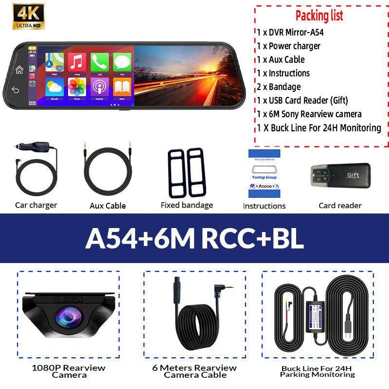 Ultra HD Driving Recorder Dual Lens 24h Parking Monitor - Givenco