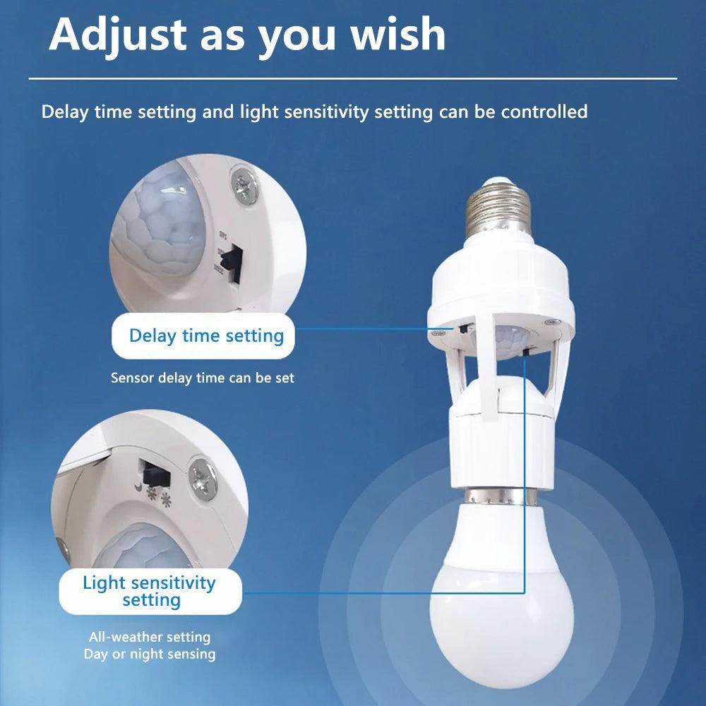 Lamp Socket Sensor Intelligent Bulb Holder - Givenco