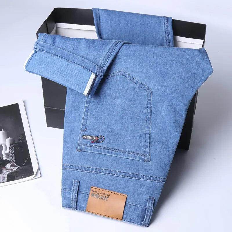 Ice Silk Thin Denim Jeans Spring Summer - Givenco