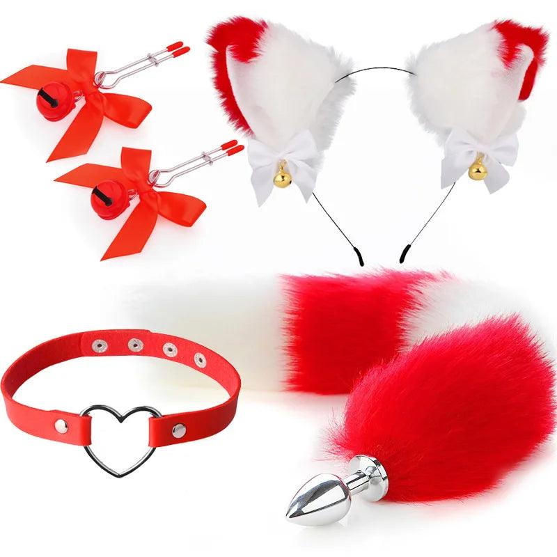 Sexy Cosplay Women Butt Fox Tail Cat Plug - Givenchyco