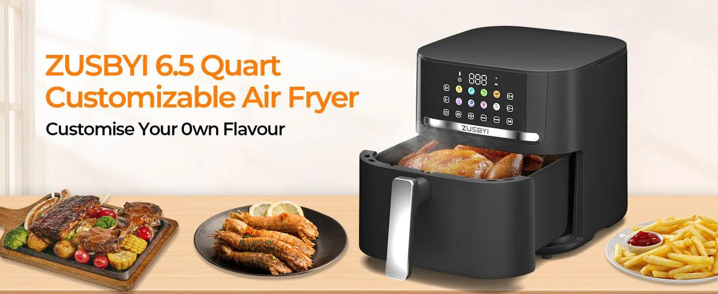 Air Fryer Oven With Smart Coloful Screen - Givenchyco