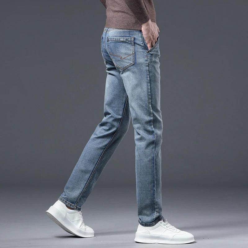 Men's Vintage Wash Casual Jeans - Givenco