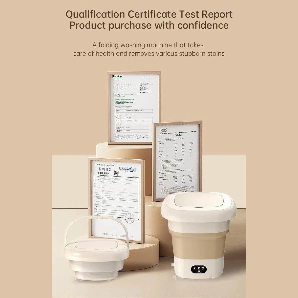 Folding Portable Washing Machine - Givenco