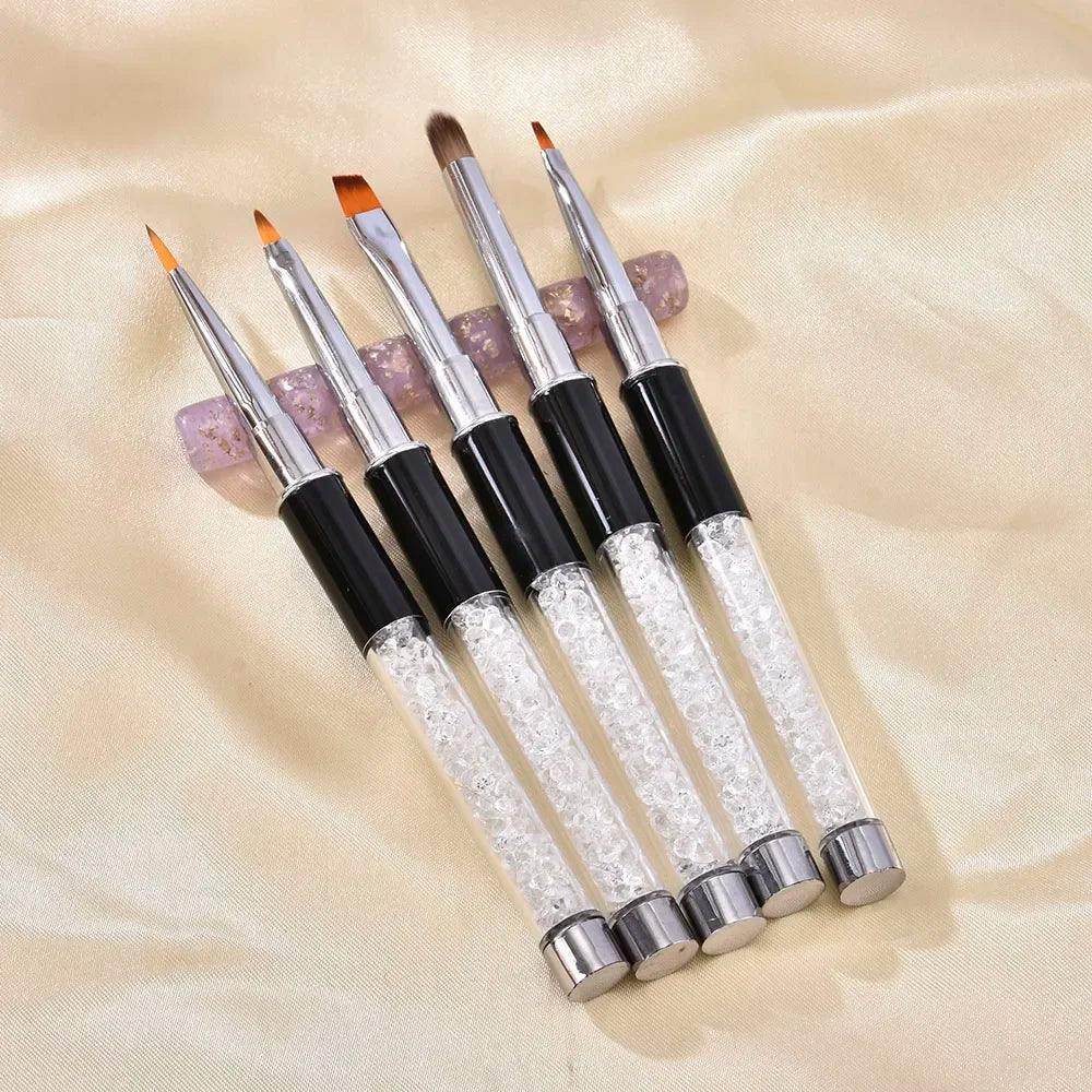 Nail Art Design Brush Set Crystal - Givenco