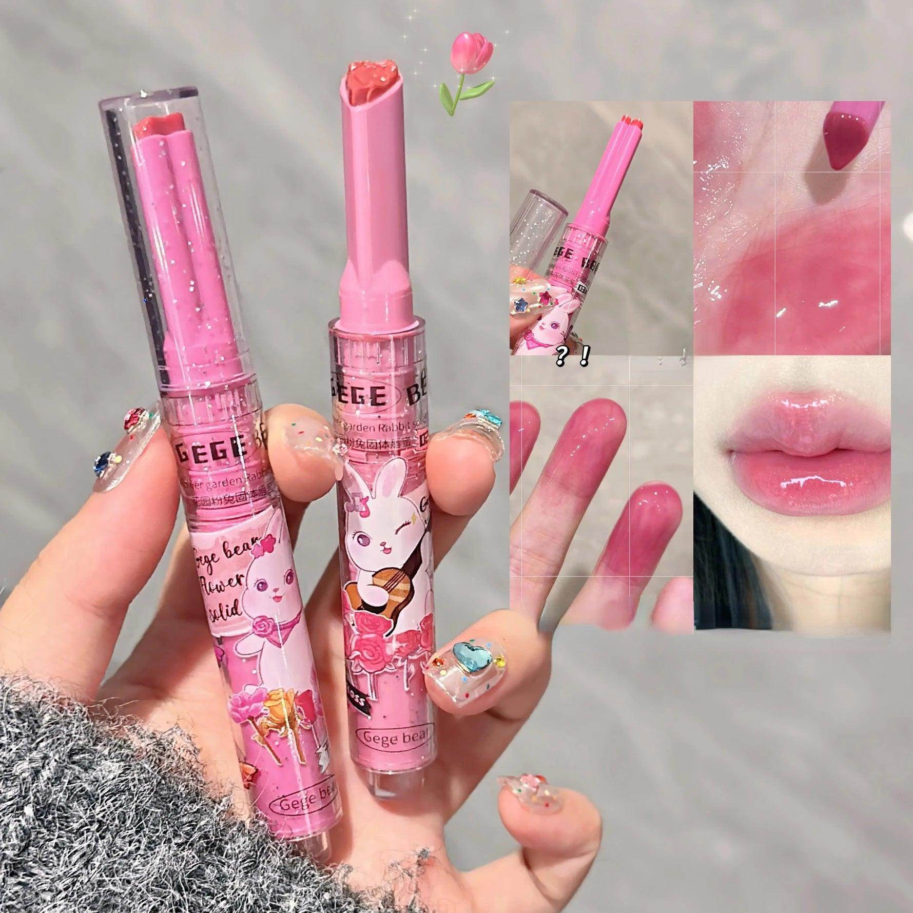 Garden Pink Rabbit Solid Lip Gloss - Givenco