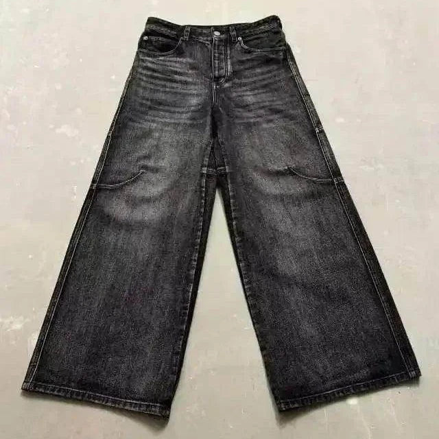 New American Retro Washed Jeans - Givenco