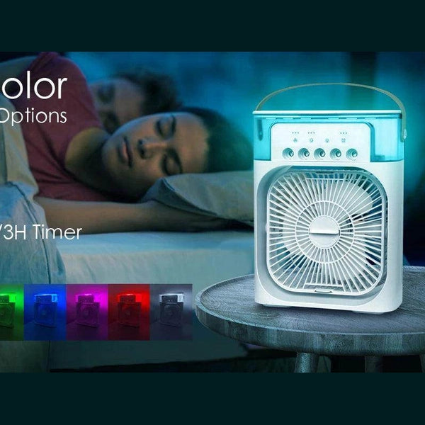 portable 3 in 1 humidifier fan water cooling air conditioning - Givenco