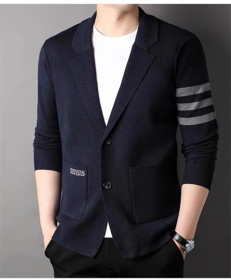 Brand embroidered sweater cardigan - Givenco