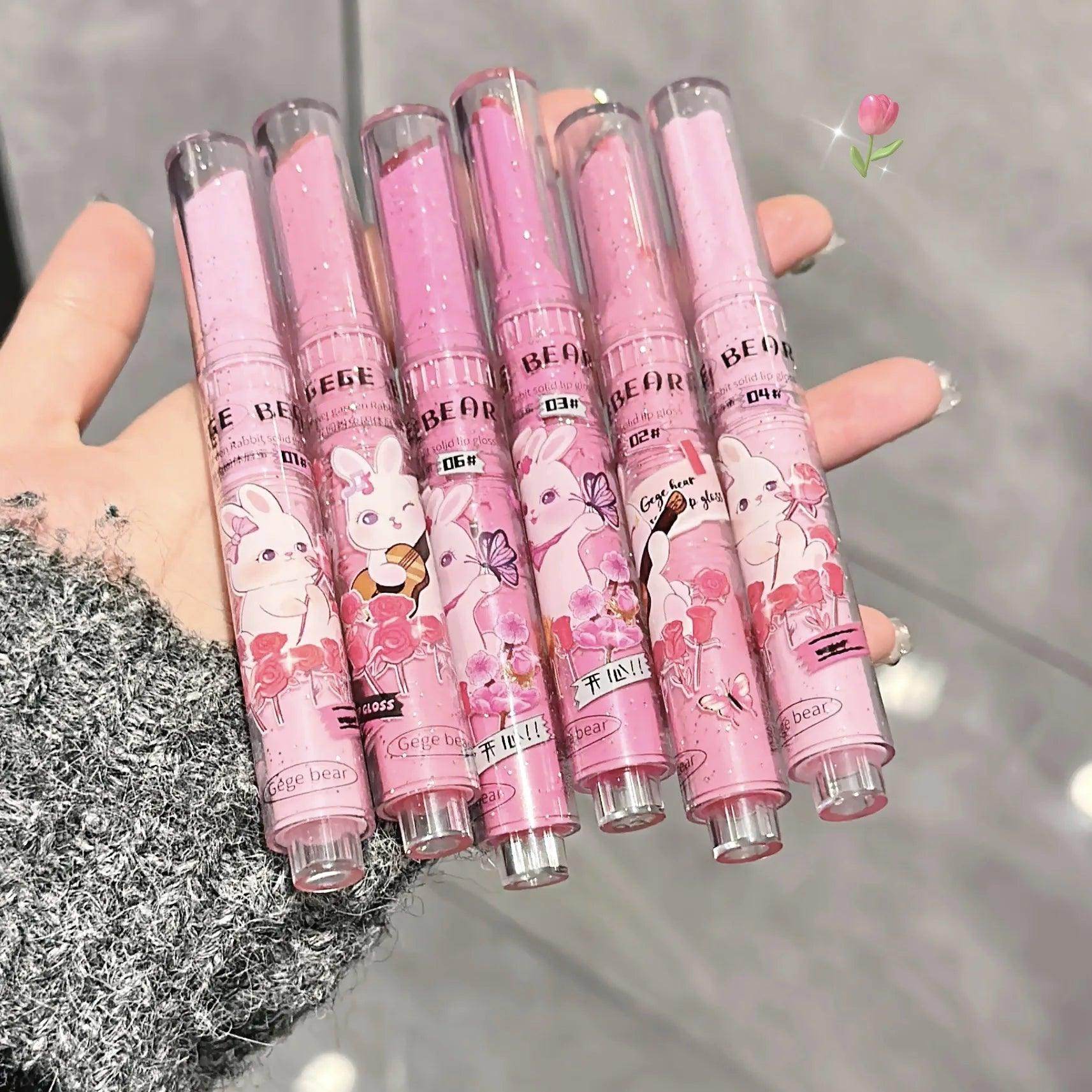 Garden Pink Rabbit Solid Lip Gloss - Givenco
