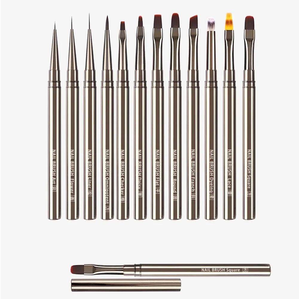 Nail Art Design Brush Set Crystal - Givenco