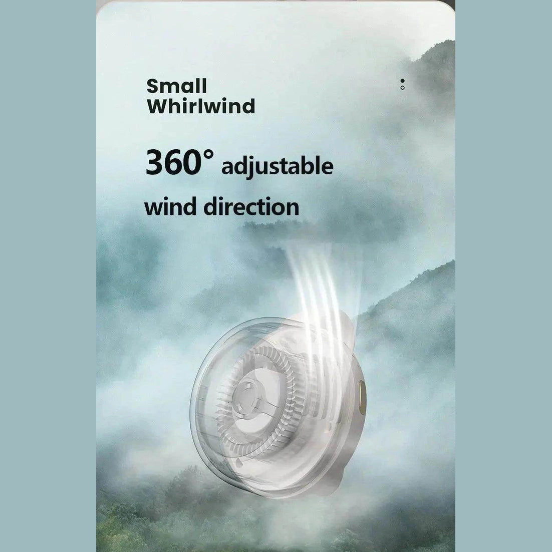 Portable silent mini bladeless electric fan - Givenco