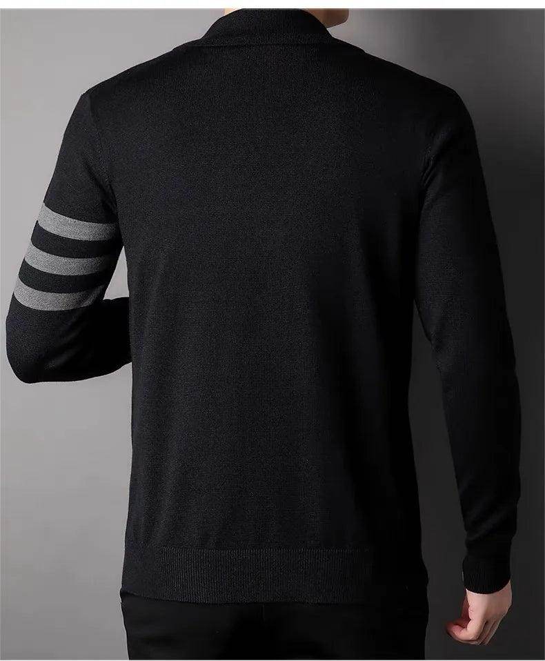 Brand embroidered sweater cardigan - Givenco